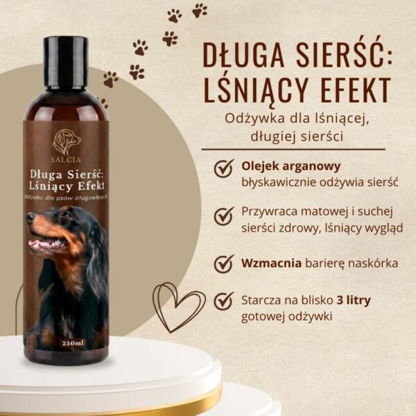 dluga_siersc_odzywka_grafika Długa Sierść: Lśniący Efekt - odżywka ułatwiająca rozczesywanie